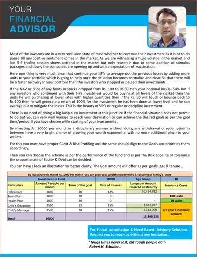 Financial Investment Plan